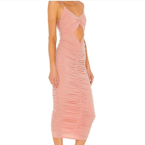 11. NWOT MICHAEL COSTELLO X REVOLVE KARA MIDI DRESS SIZE XS - Picture 2 of 5